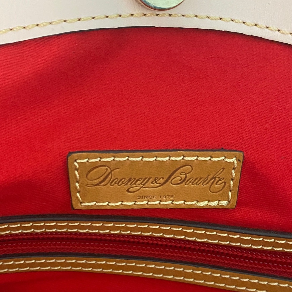 Dooney & Bourke Light Pink and Tan Tote - Picture 6 of 12